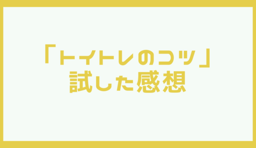 【経験者が語る】トイトレのコツ「トイレを楽しい場所に」を実践してみた成果